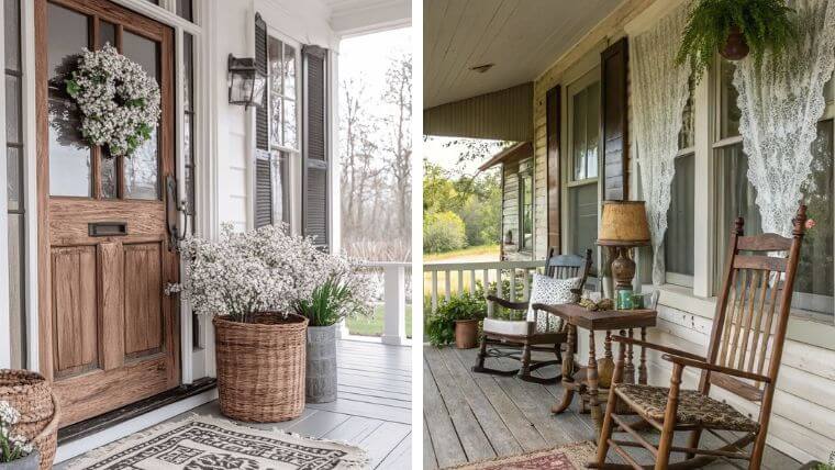 24 Inviting Farmhouse Front Porch Ideas for a Warm, Country-Inspired ...
