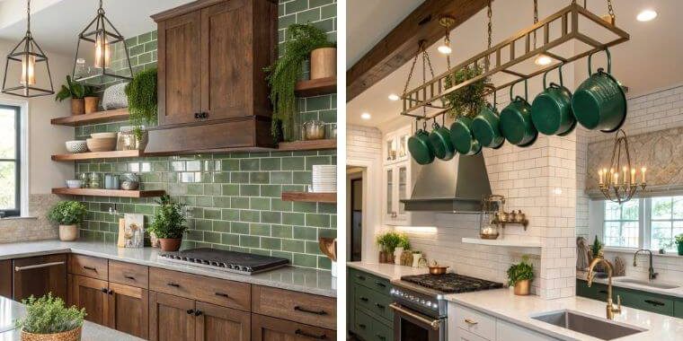 green kitchen ideas