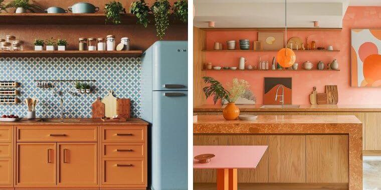 orange kitchen ideas