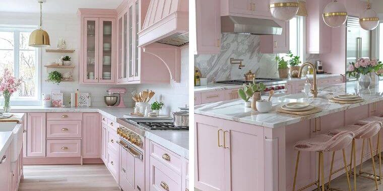 Pink Kitchen Ideas