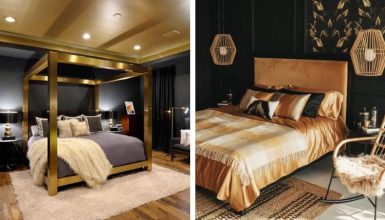 Black and Gold Bedroom Ideas