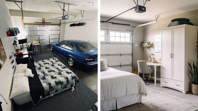 21 Garage Into Bedroom Ideas That Feel Cozy and Functional - Redo Your