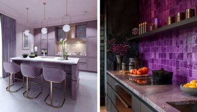 purple kitchen ideas