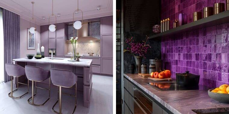 purple kitchen ideas