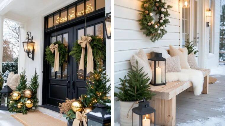 33 Winter Porch Decor Ideas for a Beautiful Cold-Weather Entrance ...