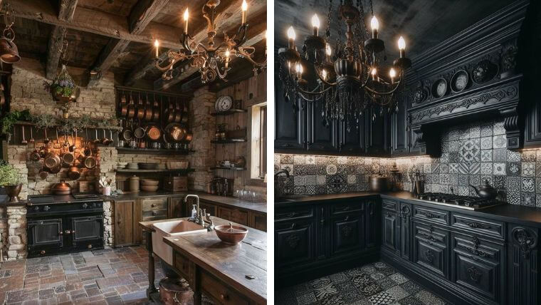21 Gothic Kitchen Ideas That Define Dark Elegance - Redo Your House