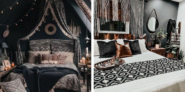 Dark Boho Bedroom Ideas