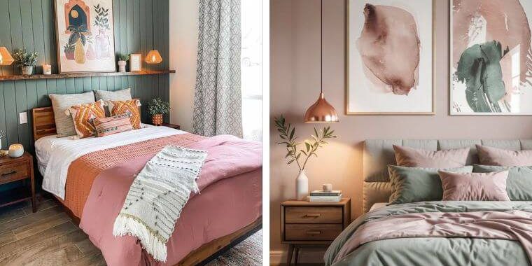 Pink and Green Bedroom Ideas