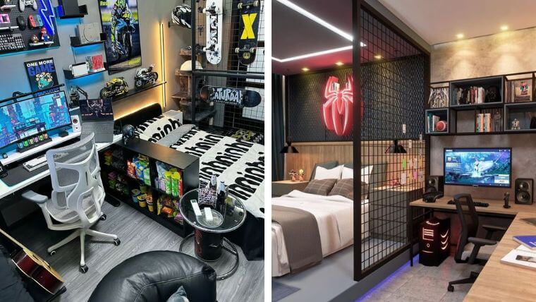 27 Gaming Bedroom Ideas for the Ultimate Player’s Paradise - Redo Your ...
