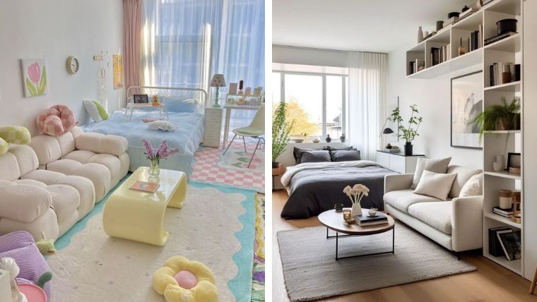 22 Living Room Bedroom Combo Ideas That Blend Comfort and Design - Redo ...