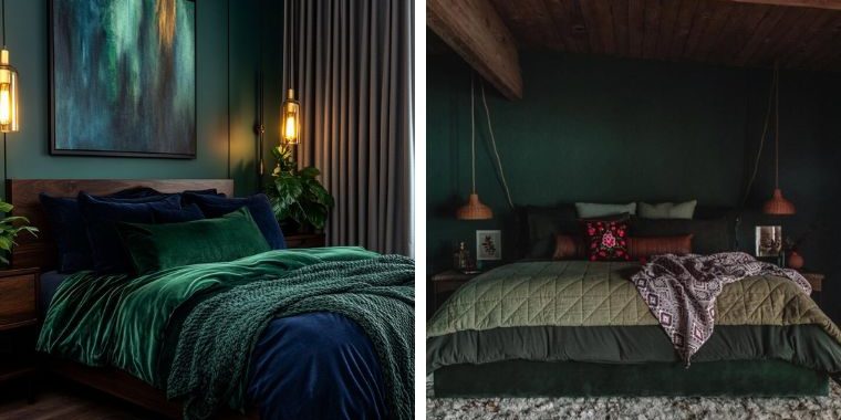 Dark Green Bedroom Ideas