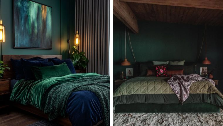 22 Dark Green Bedroom Ideas to Turn Your Space into a Serene Escape ...