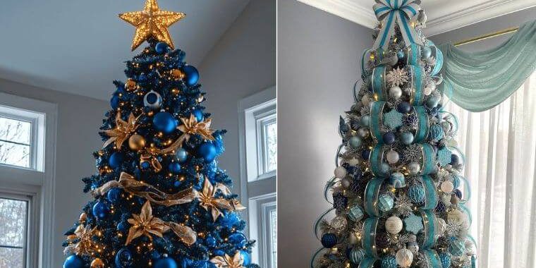 17 Stunning Blue Christmas Tree Ideas