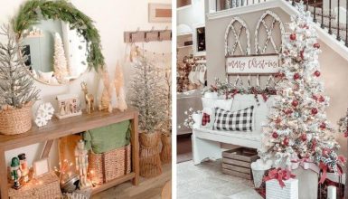 Christmas Entryway Decor Ideas