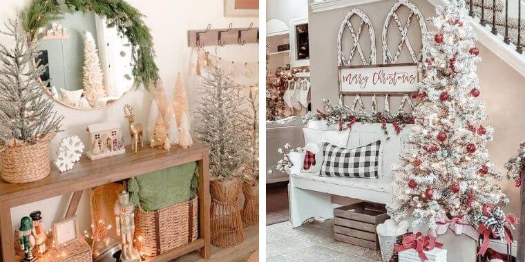 Christmas Entryway Decor Ideas