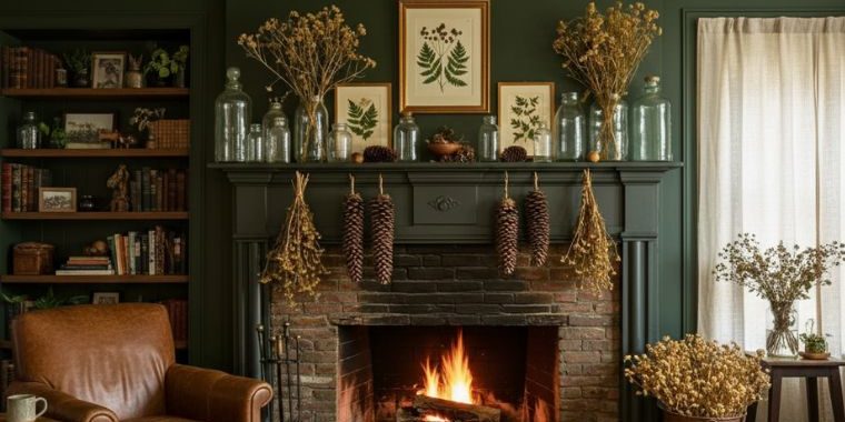Enchanting Dark Cottagecore Living Room Ideas