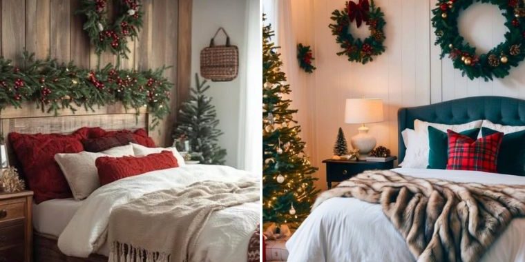 Magical Christmas Bedroom Decorating Ideas