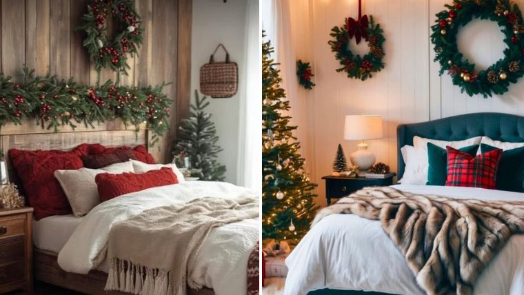 30 Magical Christmas Bedroom Decorating Ideas to Transform Your Space ...