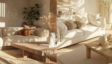 Moody Warm Earthy Living Room Ideas
