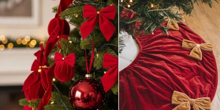 Velvet Christmas Tree Ideas
