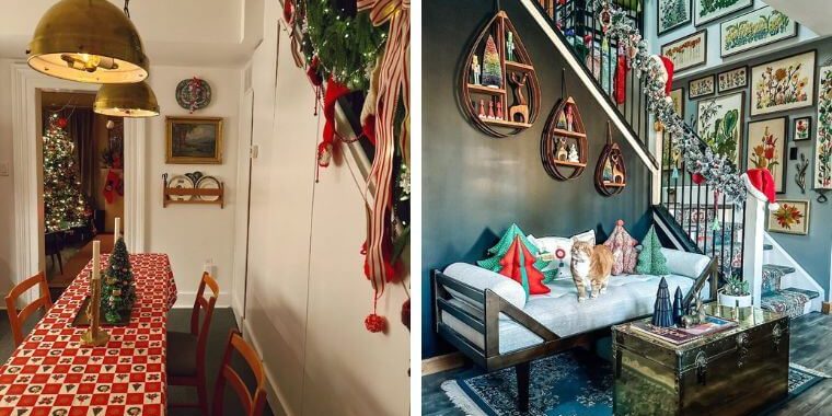 Vintage Christmas Decor Idea