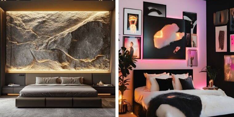 Bedroom LED Light Ideas
