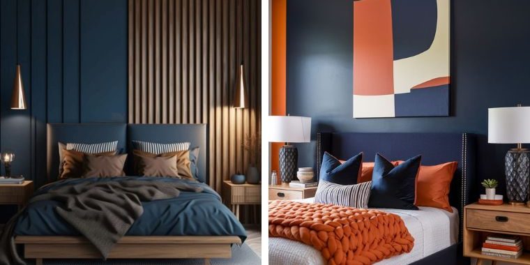 Dark Blue Bedroom Ideas