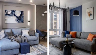 Blue and Grey Living Room Ideas