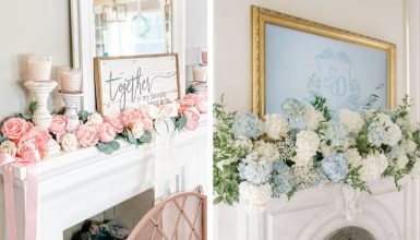 Spring Mantel Decor Ideas