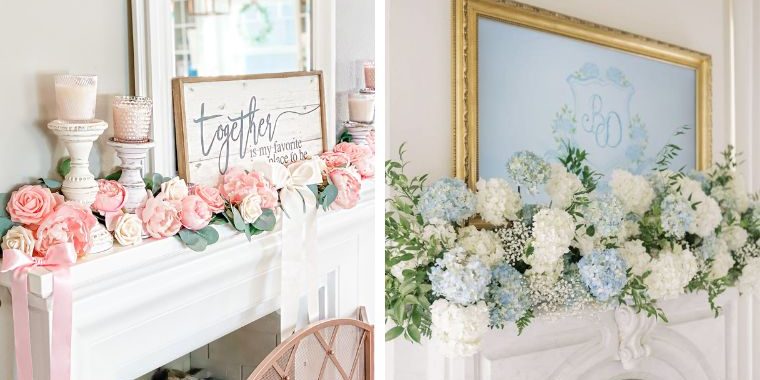 Spring Mantel Decor Ideas
