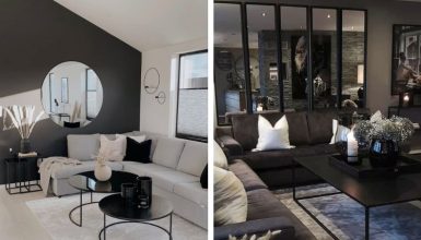 black living room ideas