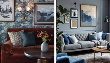 blue living room ideas