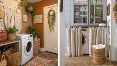 boho laundry room ideas