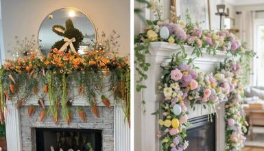 Easter Mantle Decor Ideas
