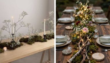 Moss Tablescape Ideas