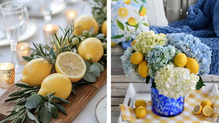 27 Lemon Table Centerpiece Ideas for Fresh and Stylish Entertaining ...