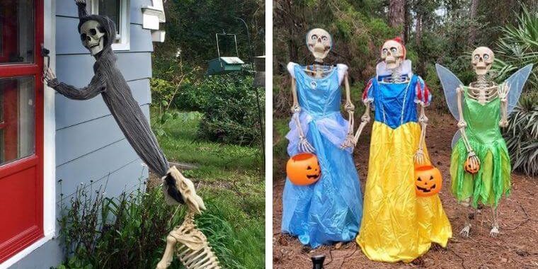 Outdoor Skeleton Halloween Decoration