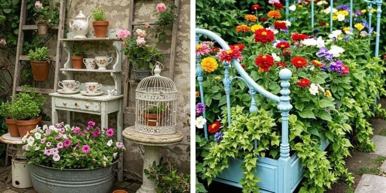 Vintage Garden Decor Ideas