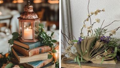 book centerpiece ideas