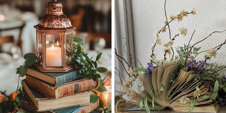 book centerpiece ideas