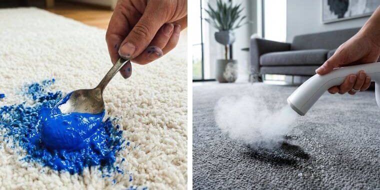 how to get paint out of carpet