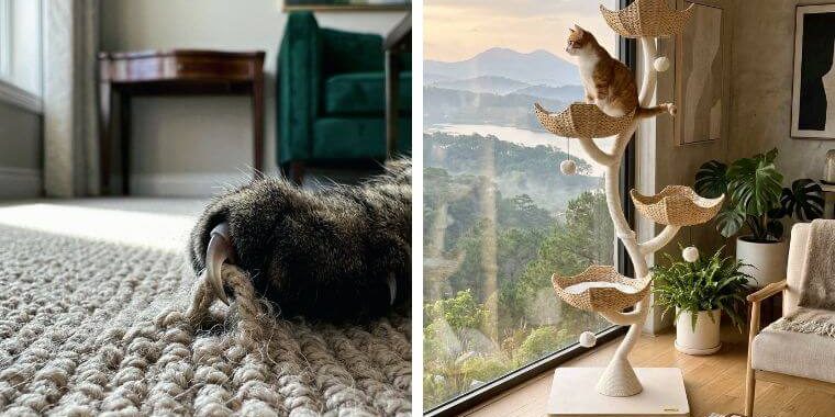 how to keep cats from scratching carpet