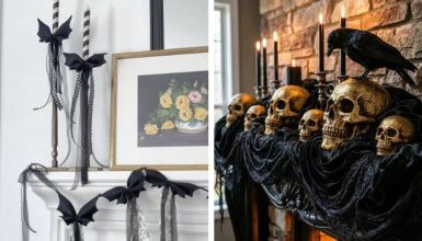 halloween mantel decor ideas